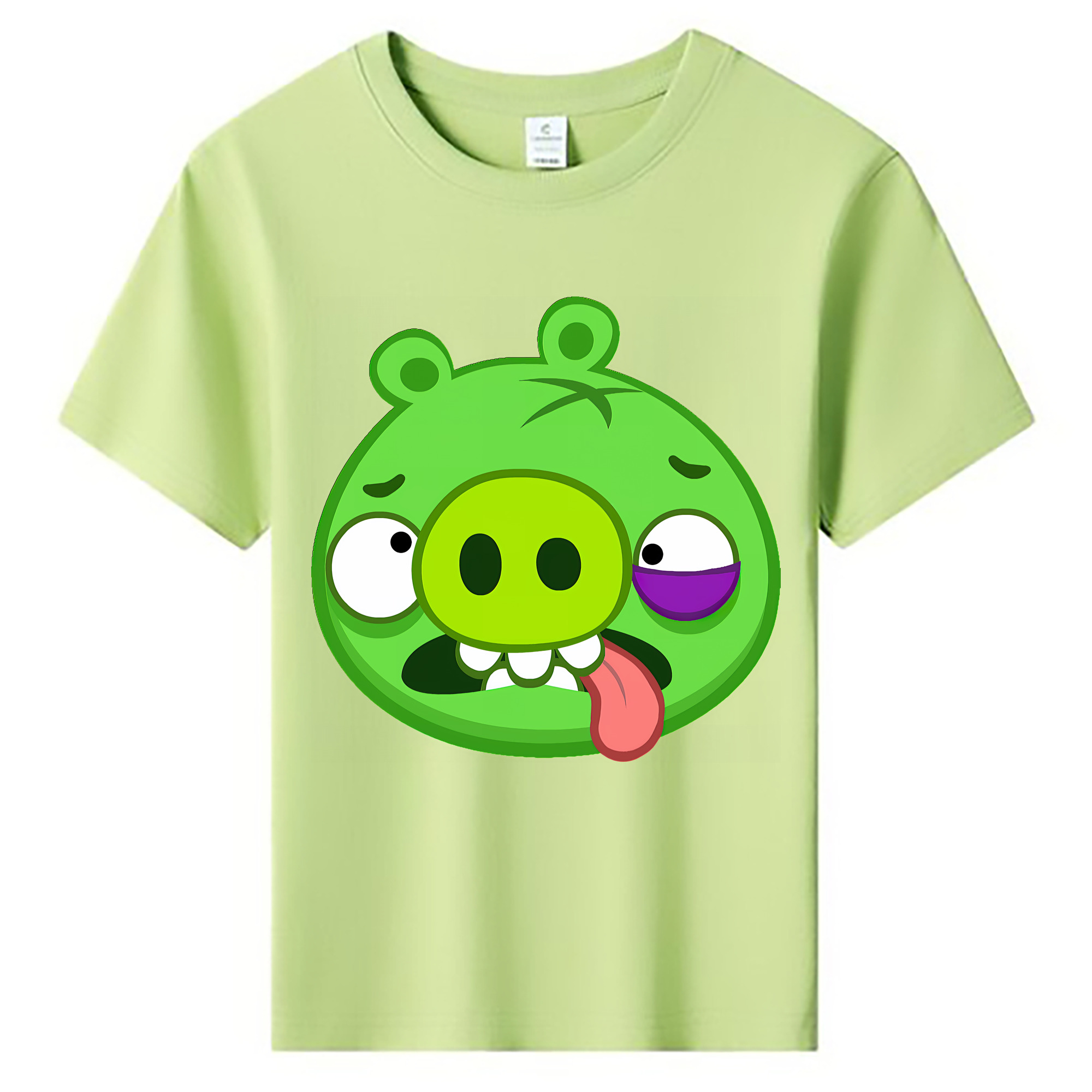 （画像用） Angry Birds アングリーバード 綿100％キッズTシャツ（フロントプリント）